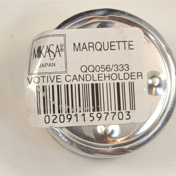 Mikasa Marquette Votive Candle Holder New in Box - Picture 8 of 15